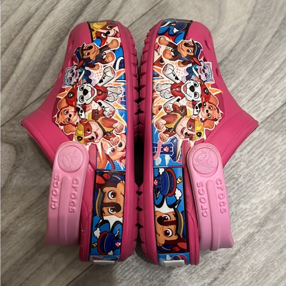 Pink Paw Patrol Crocs (baby)
